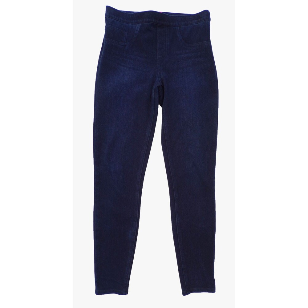 Spanx Jean-ish Dark Blue Wash Ankle Leggings Size Small Excellent!